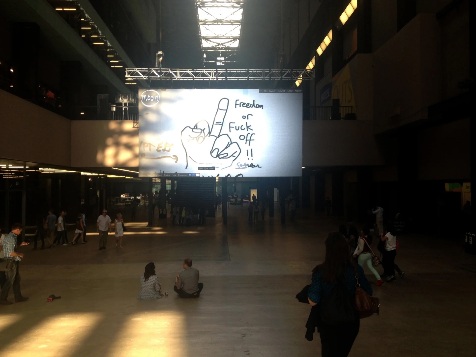 Tate Museum View of Moon